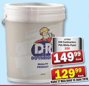 DIR Contractors PVA White Paint-20Ltr