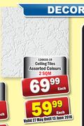 Celling Tiles Assorted Colours-2Sqm