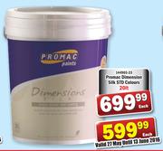 Promac Dimension Silk STD Colours-20Ltr