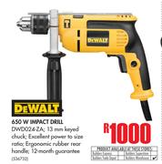 DeWalt 650W Impact Drill