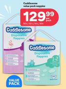 Cuddlesome Value Pack Nappies-50's/52's/54's/60's Per Pack