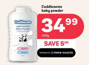 Cuddlesome Baby Powder-400g 