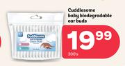 Cuddlesome Baby Biodegradable Ear Buds-300's