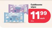 Cuddlesome Wipes-24's Each