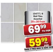 Wall Tiles Assorted-Per Sqm
