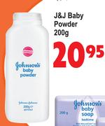 J & J Baby Powder-200g
