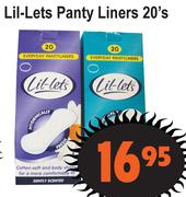 Lil-Lets Panty Liners-20's