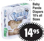 Baby Panda Diapers All Sizes-10's