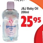 J & J Baby Oil-200ml