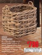 Jungle Weave Basket