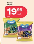 Lekker Eclairs-130g Each