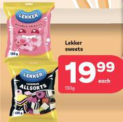 Lekker Sweets-130g Each
