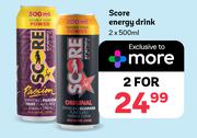 Score Energy Drink-2 x 500ml
