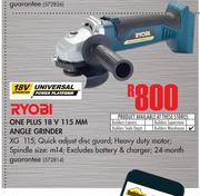 Ryobi One Plus 18 V 115 MM Angle Grinder