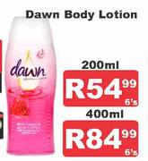 Dawn Body Lotion-6's x 200ml