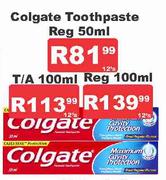 Colgate Toothpaste Reg-12's x 50ml