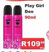 Play Girl Deo-6's x 90ml