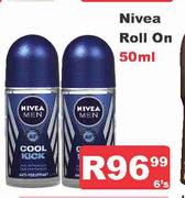 Nivea Roll On-6's x 50ml