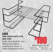 LKS Grid Stand Multi Level Mild Steel