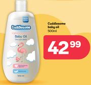Cuddlesome Lightly Scented Baby Oil-500ml