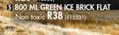Coleman 800ml Green Ice Brick Flat Non Toxic