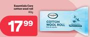 Essential Care Cotton Wool Roll-60g