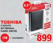 Toshiba 1TB Canvio External Hard Drive