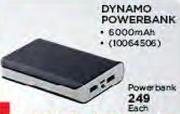 Dynamo Powerbank 6000mAh