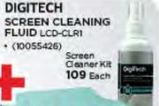 Digitech Screen Cleaning Fluid LCD-CLR1