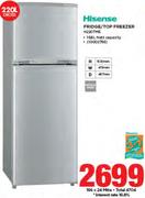 Hisense 220Ltr Fridge/Top Freezer H220TME