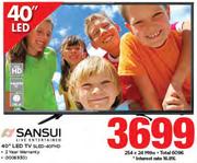 Sansui 40" FHD LED TV SLED-40FHD
