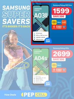 Pep Cell : Super Savers (28 April - 25 May 2023), page 1