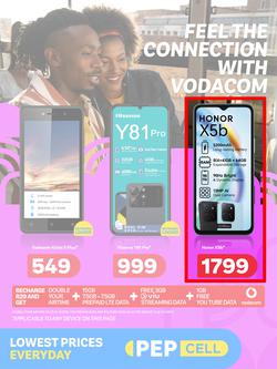 PEP Cell : Feel The Connection With Vodacom (24 January - 25 February 2025), page 1