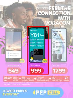 PEP Cell : Feel The Connection With Vodacom (24 January - 25 February 2025), page 1