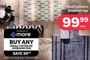 Small Tufted Or Jacquard Rugs-Each
