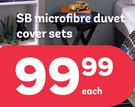 Microfibre Duvet Cover set (Single Bed)