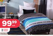 Microfiber Duvet Cover Sets (Single Bed)-Each