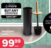 Black Toilet Brush-Each