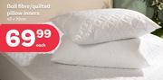 Ball Fibre/Quilted Pillow Inners 45 x 70cm-Each