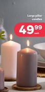 Large Pillar Candles-Each