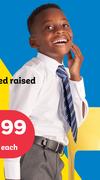Long Sleeved Raised Collar Shirts 5-6 Years-Each