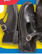 Student Prince Kids Leather School Shoes Sizes 8-1-Per Pair