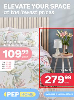 PEP Home Namibia : Elevate Your Space At The Lowest Prices (26 July - 29 August 2024), page 1