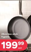 28cm Non Stick Fry Pans-Each