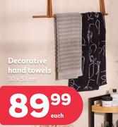 Decorative Hand Towels-30 x 53cm Each