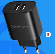 Amplify Dual USB Wall Charger