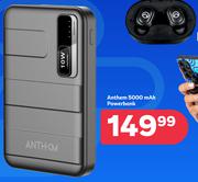 Anthem 5000 mAh Powerbank