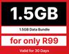 Vodacom 1.5GB Data Bundle