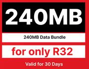 Vodacom 240MB Data Bundle