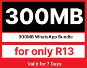 Vodacom 300MB Whatsapp Bundle